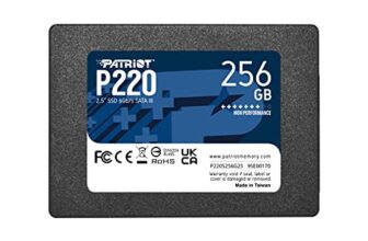 Patriot Memory P220 256GB Internal SSD SATA 3 2.5″ Solid State Drive P220S256G25