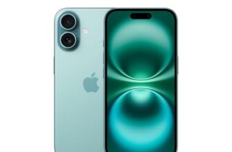 Apple iPhone 16 128 GB: 5G Mobile Phone with Camera Control, A18 Chip and a Big Boost in Battery Life. Works with AirPods; Teal