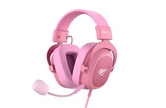 havit HV-H2002d Pink Gaming Headset Headset with Microphone, Speaker 53mm, Plug 3, 5mm: Compatible with Xbox ONE and PS4, HAVIT, HV-H2002d Pink, Wired, Over Ear