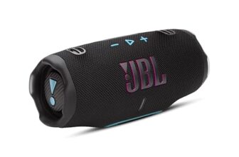 JBL Charge 6, Powerful Pro Sound with AI Sound Boost Wireless Portable Bluetooth Speaker,28 Hrs Playtime, Auracast Multi-Speaker Connection, Built in Power Bank, IP68 Waterproof Black & Orange