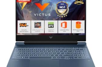 HP Smartchoice Victus, AMD Ryzen 7 7445HS, 6GB RTX 3050, 16GB DDR5(Upgradeable) 512GB SSD, FHD, 144Hz, 300 nits, 15.6”/39.6cm, Win 11, M365* Office24, Blue, 2.29kg, fb3134AX/3120ax, Gaming Laptop