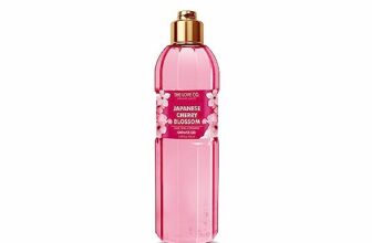 THE LOVE CO Japanese Cherry Blossom Shower Gel 100Ml | Aloe & Vitamin E for Hydration & Skin Nourishment | 100% Vegan & Paraben-Free | Luxurious, Long-Lasting Fragrance | For Women & Men