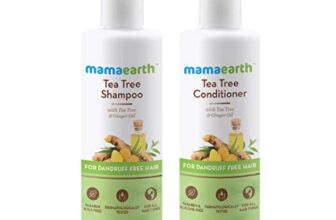 Mamaearth Anti Dandruff Hair Kit Tea Tree Shampoo, 250ml + Conditioner, 250ml