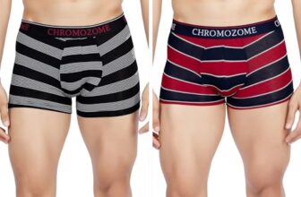 Chromozome Men Trunk CZ 406 (Pack of 2) S Multi 9