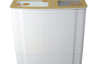 Gem 7.5 Kg Semi-Automatic Top Loading Washing Machine (GWM95NCGG, Gold)