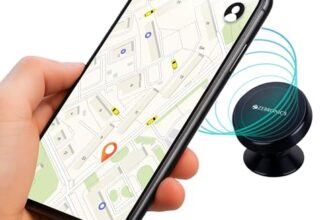 ZEBRONICS CMH50 | Car Mobile Holder | Powerful Neodymium Magnets | 360° Rotatable | Anti-Skid Silicone Pads | Safe & Strong Grip | Universal Compatibility | 3 Metal Plates Included