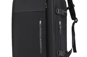 Red Lemon Bange Urban Pack Laptop Backpack for men and women | Multi-Compartment Water Resistant Business Travel Laptop Backpack upto 17″ (Black N)