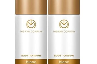 The Man Company Blanc No Gas Deodorant for Man | Long Lasting Fragrance | No Gas Deodorant Combo Set for Man | Luxury Premium Body Spray – 120ml * 2