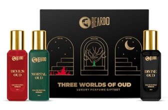 Beardo Oud Perfumes Giftset for Men – Three Worlds of Oud 3x20ml | Devil’s, Mortal & Divine | Long lasting Perfume for Men | Luxury Perfume giftset for Men | Anniversay Gift | Gift for boyfriend, Hudsband, Friend | Rakhi Gift for Brother | Gift for Brother