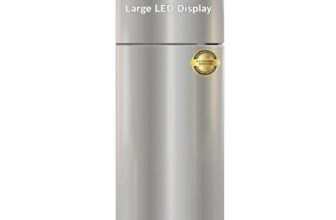 Bosch 269L, 2 Star, Frost Free Double Door Refrigerator | XL Fridge Space | Easy Touch UI Panel | Super fast Cooling and Freezing | 18 Hrs Cooling Retention (CTN29S02NI, Shiny Silver)