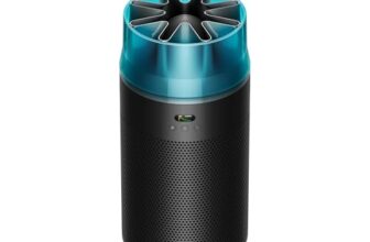 Dyson Hushjet Purifier Compact-HJ10 | Removes 99.97% of pollutants as small as PM 0.3 | Up to 5 year Electrostatic filter life | Max coverage up to 1076 sq. ft. | Auto and Night modes | 2 Yr Warranty