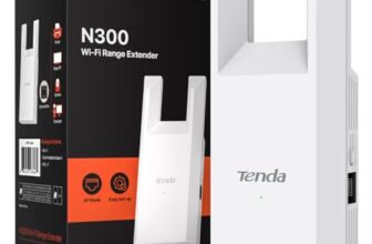 WiFi Extender N300, WiFi Extender Signal Booster, with Ethernet Port, Up to 800 Sq. Ft.,Single Band WiFi Booster, Repeater Mode&AP Mode,Easy Setup,2.4GHz,A10