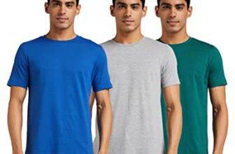 Amazon Brand – Symbol Men’s Solid Regular Fit Half Sleeve Cotton T-Shirt ,Multicolor4,LARGE,Combo Pack of 3