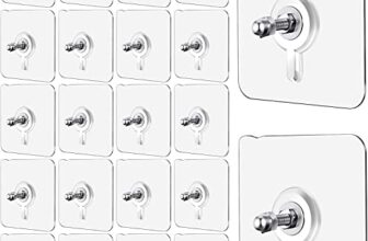 JIALTO Wall Hooks for Hanging Strong, Adhesive Hooks for Wall Heavy Duty, Wall hangings, Kitchen Accessories Items, Sticky Photo Frame Hangers (Pack of 20, Nail Hook)