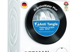 Bosch 8 kg 5 Star Fully-Automatic Front Loading Washing Machine (WAJ24261IN, White, AI active water plus, In-Built Heater)