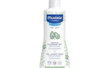 Mustela Gentle Foaming Cleansing Gel for Baby & Child – Daily Use Body & Hair Wash – Avocado Perseose, Vitamin B5 – Moisturizes & Soothes Delicate Skin – 500ml