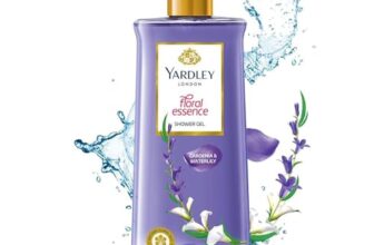 Yardley London| Shower Gel| Floral Essence| With Natural Floral Oils Of Gardenia & Waterlily| No Parabens| No Silicones | 250ml