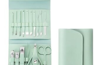 Multibrite Manicure Set Nail Clipper Kit – 16 Pieces Stainless Steel Manicure Kit, Nail Care Tools for Hand & Feet, Nail Clippers Pedicure Professional Grooming Kits for Facial, Hand & Foot Care