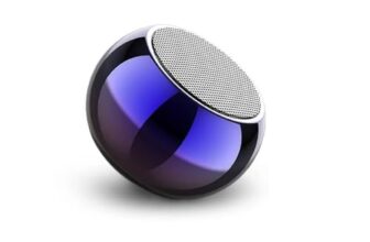 JBL Compatible Ultra Mini Wireless Bluetooth Speaker with Metal Electroplated Round Design | Wireless Power Control, Long Battery Life & Fast Charging Support (Multicolor)