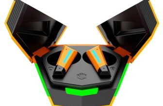 Nu Republic Transform-X with X-Bass, ENC Technology, 60 Hrs Playtime, TWS with Mic and Hall Sensor, Fast Charge, Dual Mode TWS Earbuds – Yellow