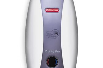 Racold Pronto Pro 3L 3KW Vertical Instant Water Heater (Geyser) | Faster Heating | Suitable for High Rise Buildings | Italian Design|3 Levels of Safety|Convenient for Kitchen & Bathroom Applications