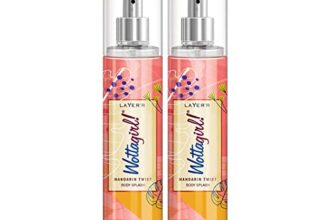 Layer’r Wottagirl Mandarin Twist Body Splash for Women | Long Lasting Fragrance (135ml) (Pack of 2)