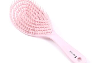 Omidazzle Premium Pink 3D Hair Brush for Styling, Detangling and Grooming for Men and Women |Straightens & Detangles Curly Hairs | Reduces Hair Breakage and Promotes Hair Growth | Best Hair Brush for All Hair Types (MIHB0014) Assorted