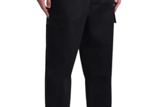 Jack & Jones Men’s Mid Rise Regular Fit Cargo Trousers| Men Cargo Pants Cotton | Cargos for Men Black
