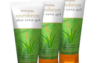 Patanjali Saundarya Aloe Vera Gel, for kin Hydration and Nourishment with Natural Aloe Vera Extract 150ml (Pack of 3)