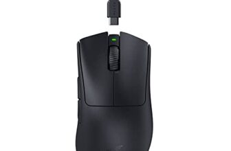 Razer DeathAdder V3 Pro Smartchoice Wireless Gaming Mouse, Ultra Lightweight Design, Focus Pro 30K Optical Sensor, HyperSpeed Wireless, Gen-3 Optical Switches, 5 Programmable Buttons, Black