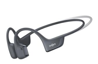 SHOKZ Openrun Pro 2 Mini Bone Conduction Sport Headphones, Open Ear Wireless Earphones with Bluetooth 5.3, Noise Cancelling Mics, IP55 Waterproof, 12H Playtime for Running, USB-C Quick Charge (Black)