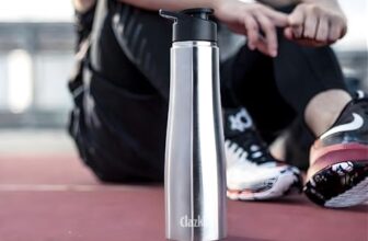 Clazkit Optimus Sporty Stainless Steel Water Bottle 1000ml |ISI Certified| Leakproof, Rust-Free, BPA-Free, Durable for College, Fridge, Sports, Gym, Yoga & Office – Easy to Clean & Reusable
