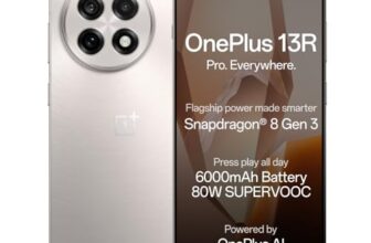 OnePlus 13R | Smarter with OnePlus AI (12GB RAM, 256GB Storage Astral Trail)