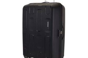 American Tourister Ivy 2.0|Large Size Check-in Spinner Trolley Bag (79 cm)|360° 8 Wheel Travel Luggage|Hard Case Polypropylene (PP) Suitcase|Combination Lock|Black
