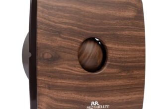 RR Signature 150 MM Vento Air High Speed Exhaust Fan with Bird Guard, Ventilation Fan for Bathroom, Kitchen, & Office (Wooden Brown) (3 Year Warranty)