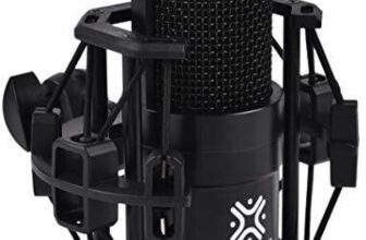 Xtreme Acoustics KAD-XA-C-01-BK BK Unidirectional, Condenser Microphone for Recording/Podcasting/Live Streaming Comes with XLR Cable and an Attractive Flight Case Microphone