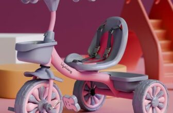 Lifelong Trike Cycle for Kids 2-5 Years – Tricycles for Boy & Girl – Baby Cycle – Bicycle Bike for Kids with 3 EVA Wheels, Bell & Basket for Toys -Durable Tricycle 30kg Capacity