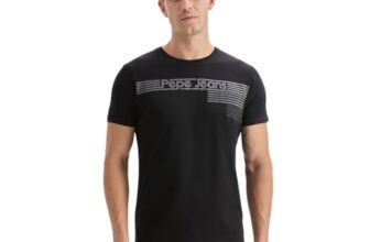 Men’s Black Graphic Print T-Shirt