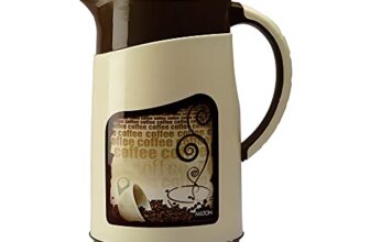 Milton Viva Tuff 1000 Water Jug, PU Insulated Inner Stainless Steel Hot & Cold Jug, BPA Free, Leak Proof, 1 Litre, Brown, Ideal for Tea, Coffee, Water, Hot Beverages