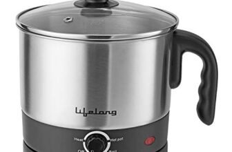 Lifelong Multifunction Cooker/Kettle 1.5 litres (Best for Boiling Milk, Eggs, Soup and Maggi/Noodles), Silver, 1.5 liters (LLMC01), Stainless Steel, 600 Watt