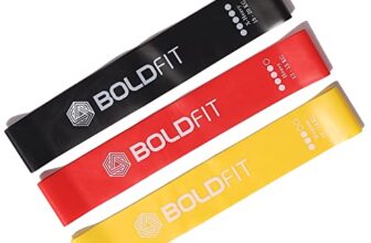 Boldfit Resistance Bands Mini Loop Set (Pack of 3) Hip Toning Exercise for Gym Booty, Latex Thera for Fitness, Multicolor