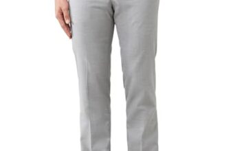 Arrow Men’s Tailored Fit Checked Trousers Beige