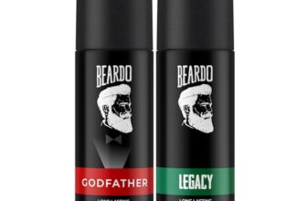 BEARDO Legacy & Godfather Perfume Body Spray For Men 150Ml Each (Set Of 2) Citrus Aromatic Spicy | Deodorant | Long Lasting Perfume | Gift For Friends