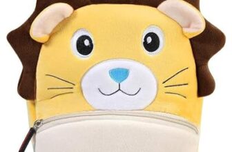 ADISA Kids Backpack Toddler Bag Back Pack Plush Cartoon for Girls and Boys 1-5 Years (BP101-YEL)