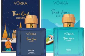 VOKKA Thai Oud & Thai Aqua 200 Ml|Pack Of 2 X 100Ml Unique Luxury Long Lasting Woody Aquatic Perfume Gift Set For Unisex|Aquatic Scent Eau De Parfum|Edp Fragrance For Gift|Notes: Aqua Woody Musky