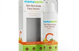 Mamaearth Skin Illuminate Face Serum for Radiant Skin with Vitamin C and Turmeric – 30 g | Highly Potent Vitamin C | Gives A Radiant Glow