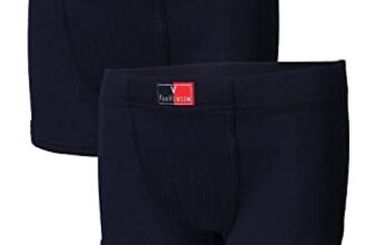 Van Heusen Boys Trunks – 100% Super Combed Cotton – Pack of 2 – Anti Bacterial, Colour Fresh, Moisture Wicking_21051_Dk Navy_9-10 Years