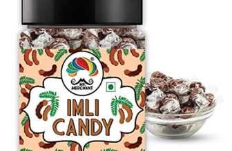 Mr. Merchant Imli Candy (Khatti, Methi Imli Tamarind Twist Candy), 300g (Jar)