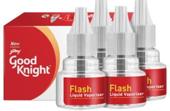 Good Knight Flash Liquid Vaporiser Pack Of 4 (45ml Each) | 2x Faster Than Before | Mosquito Repellent Refill | India s Most Powerful Liquid Vaporizer