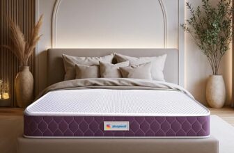Sleepwell Orthopedic 8 Inch Mattress | King Size Bed Mattress | Pressure Comfort & Body Support | Multi Layer | Anti-Microbial | Medium Firm | HR Foam | Knitted Fabric | 72X72X8 | 10 Years Warranty